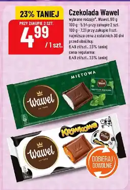 Polomarket Czekolada Wawel wybrane rodzaje oferta