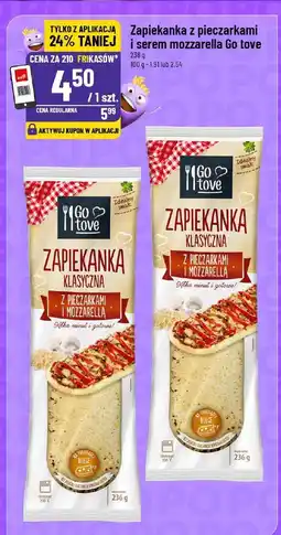 Polomarket Zapiekanka z pieczarkami i serem mozzarella Go tove oferta