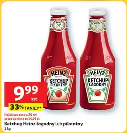 Auchan Ketchup Heinz łagodny/pikantny oferta