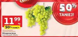 Auchan Winogrona jasne Auchan oferta