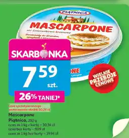 Auchan Ser mascarpone Piątnica oferta