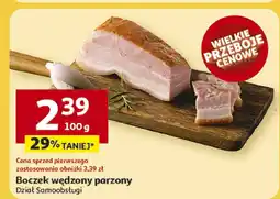 Auchan Boczek wędzony porcjowany Auchan oferta