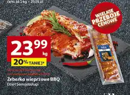 Auchan Żeberka wieprzowe BBQ Auchan oferta