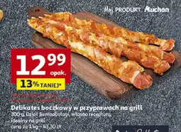 Auchan Delikates boczkowy w przyprawach na grill Auchan oferta