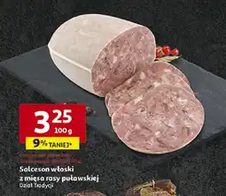 Auchan Salceson włoski z mięsa rasy puławskiej Auchan oferta