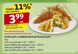 Auchan Croissant z nadzieniem pistacjowym Auchan oferta
