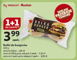 Auchan Bułka burger Auchan oferta