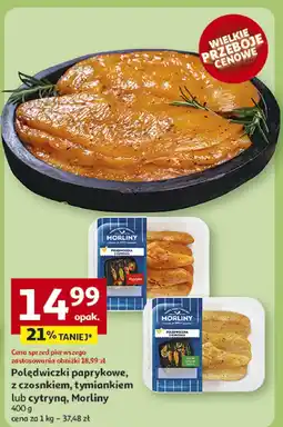 Auchan Polędwiczki paprykowo-czosnkowe Morliny oferta