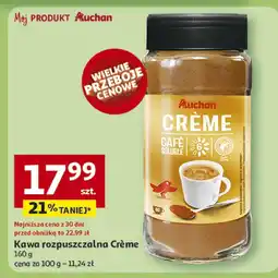 Auchan Kawa rozpuszczalna Crème Auchan oferta