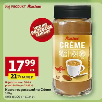 Auchan Kawa rozpuszczalna Crème Auchan oferta