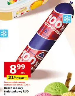 Auchan Lody baton śmietankowy RUD oferta