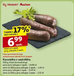 Auchan Kaszanka z wątróbką Mój Produkt Auchan oferta