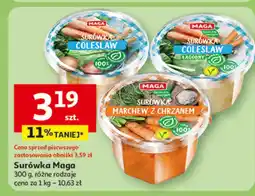Auchan Surówka Maga różne rodzaje oferta