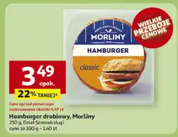 Auchan Hamburger drobiowy Morliny oferta