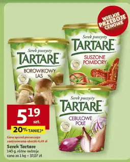 Auchan Serek puszysty Tartare różne rodzaje oferta