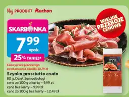 Auchan Szynka prosciutto crudo Auchan oferta