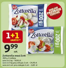 Auchan Ser mozzarella Zottarella maxi oferta
