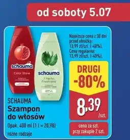 ALDI Szampon Schauma oferta