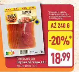 ALDI Szynka Tesoros Del Sur oferta