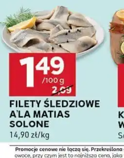Filety śledziowe a'la matias solone