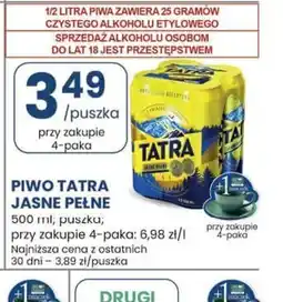Stokrotka Optima Piwo Tatra Jasne Pełne oferta