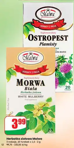 Dino Herbata ziołowa Malwa Morwa Biała oferta