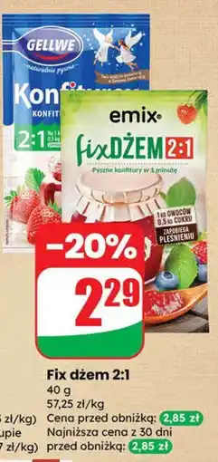 Dino Fix dżem 2:1 Emix oferta