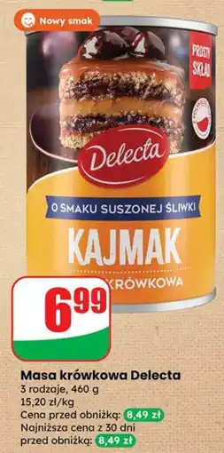 Dino Masa krówkowa Delecta o smaku suszonej śliwki oferta