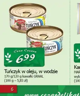 Tuńczyk w oleju, w wodzie Graal