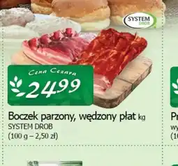 Cezar Delikatesy Boczek parzony, wędzony płat oferta
