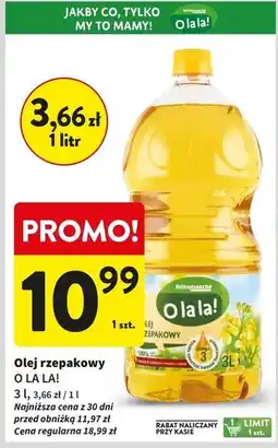 Intermarche Olej rzepakowy O La La! oferta