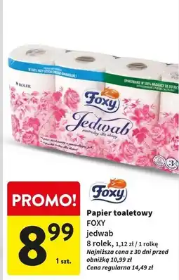 Intermarche Papier toaletowy Foxy Jedwab oferta