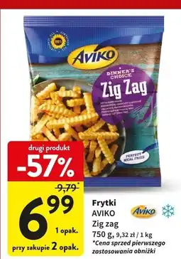 Intermarche Frytki zig zag Aviko oferta