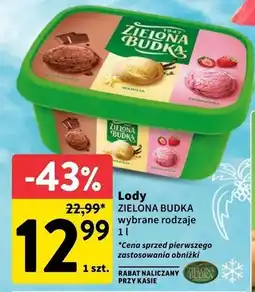 Intermarche Lody czekoladowo- waniliowo- truskawkowe Zielona Budka oferta