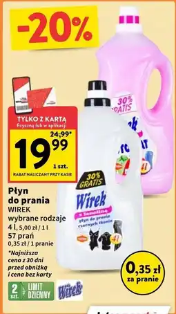 Intermarche Płyn do prania automat Wirek oferta