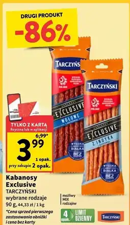 Intermarche Kabanos z indyka Tarczyński Exclusive oferta