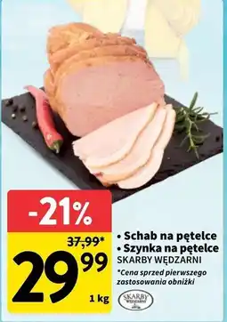 Intermarche Szynka w pętelce Skarby Wędzarni oferta