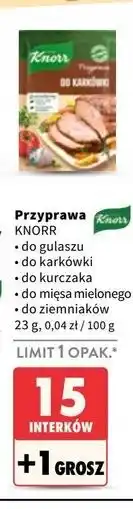 Intermarche Przyprawa do ziemniaków Knorr oferta