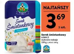 Intermarche Serek śmietankowy klasyczny Łowicz 1906 oferta