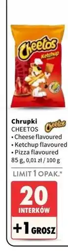 Intermarche Chrupki cheese Cheetos oferta