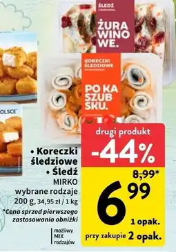Intermarche Koreczki śledziowe po kaszubsku Mirko oferta
