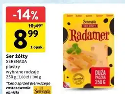 Intermarche Ser złoty radamer w plastrach Serenada oferta