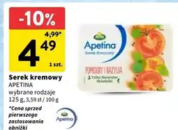 Intermarche Serek kremowy pomidory i bazylia Arla Apetina oferta