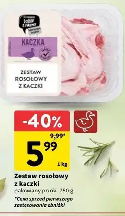 Intermarche Zestaw rosołowy z kaczki Intermarche Dobre Z Farmy oferta