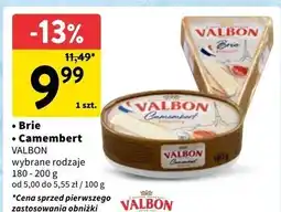 Intermarche Ser brie oryginalny Valbon oferta
