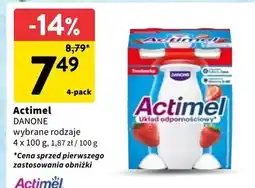 Intermarche Jogurt truskawka Danone Actimel oferta