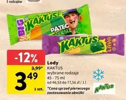 Intermarche Lód lava Nestle Kaktus oferta