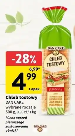 Intermarche Chleb tostowy pszenny Dan Cake oferta