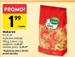 Intermarche Makaron spaghetti O La La! oferta