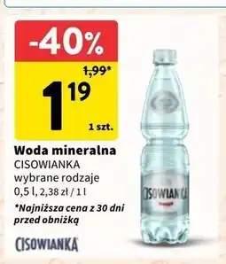 Intermarche Woda niegazowana Cisowianka oferta